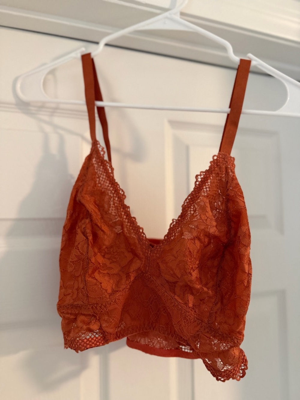 torrid Rust Lace Bralette - Deep Orange